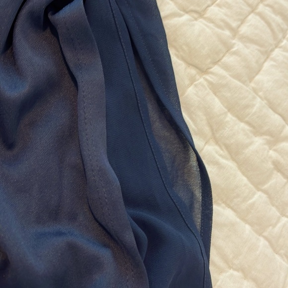 NWT Lulus Thoughts of Hue Navy Blue Surplice Maxi Dress XS - Picture 12 of 17